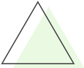 Retro Triangle with Green Retro Triangle with Green